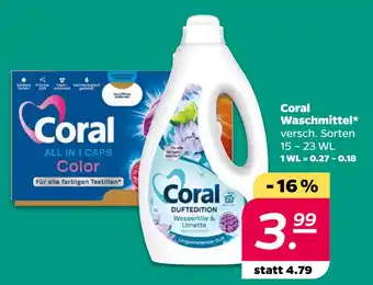 Netto Coral Waschmittel oferta