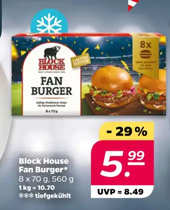 Netto Block House Fan Burger oferta