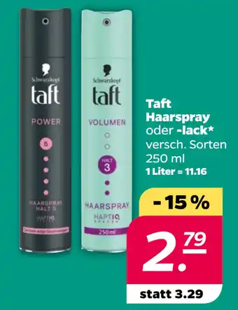 Netto Taft Haarspray oder -lack oferta