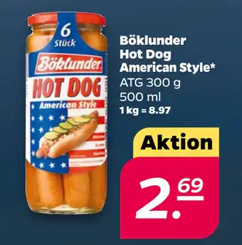 Netto Böklunder Hot Dog American Style oferta