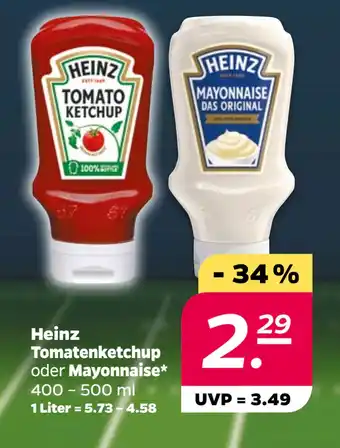 Netto Heinz Tomatenketchup oder Mayonnaise oferta