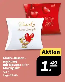 Netto Motiv-Kissenpackung mit Nougat oder Marzipan oferta