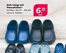 Netto EVA-Clogs mit Fleecefutter oferta