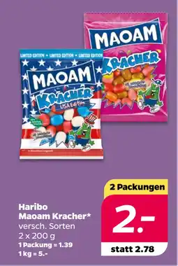 Netto Haribo Maoam Kracher oferta