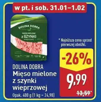 ALDI Mięso mielone z szynki wieprzowej oferta