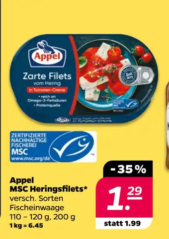 Netto Appel MSC Heringsfilets oferta