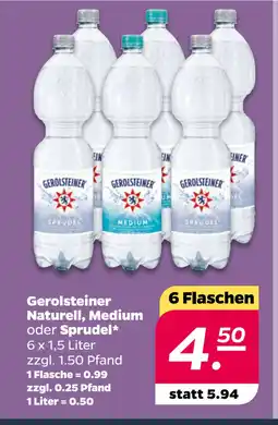 Netto Gerolsteiner Naturell, Medium oder Sprudel oferta