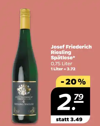 Netto Josef Friederich Riesling Spätlese oferta