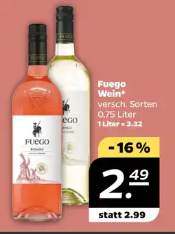 Netto Fuego Wein oferta