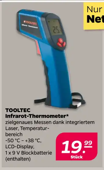 Netto TOOLTEC Infrarot-Thermometer oferta