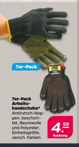 Netto 7er-Pack Arbeitshandschuhe oferta