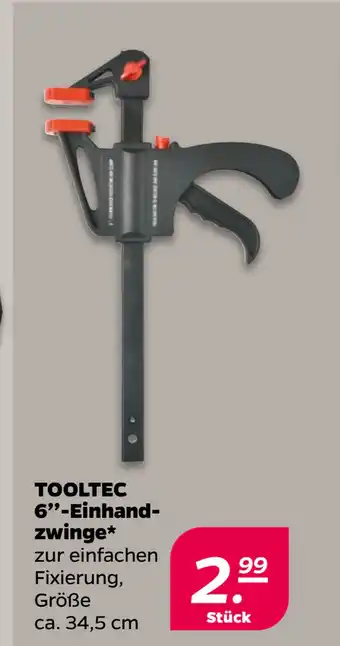 Netto TOOLTEC 6’’-Einhandzwinge oferta