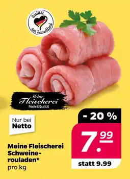 Netto Meine Fleischerei Schweinerouladen oferta