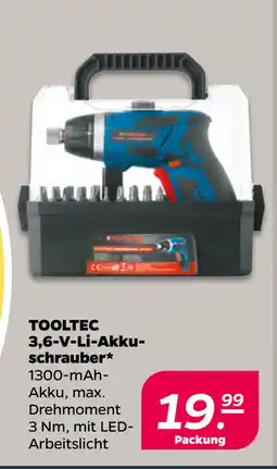 Netto TOOLTEC 3,6-V-Li-Akkuschrauber oferta