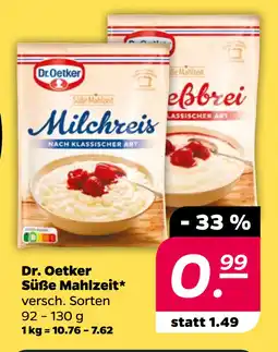 Netto Dr. Oetker Süße Mahlzeit oferta