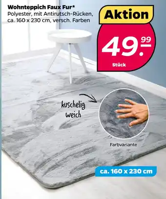 Netto Wohnteppich Faux Fur oferta