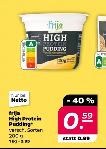 Netto Netto frija High Protein Pudding oferta