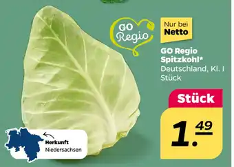 Netto GO Regio Spitzkohl oferta