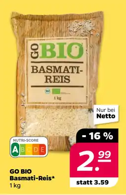 Netto GO BIO Basmati-Reis oferta