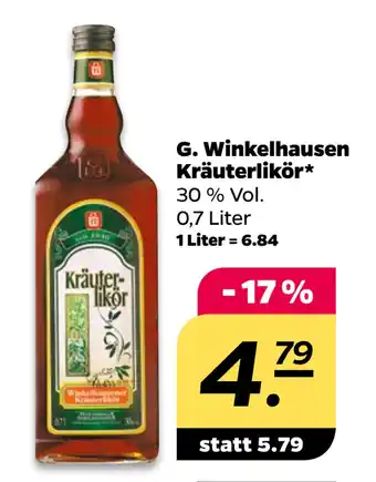 Netto G. Winkelhausen Kräuterlikör oferta