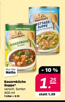 Netto Bauernküche Suppe oferta