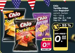 Netto Chio Tortilla Chips oder Popcorn oferta