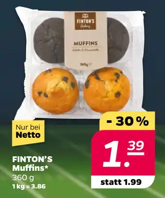 Netto Netto FINTON’S Muffins oferta