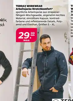 Netto TERRAX WORKWEAR Arbeitsjacke Stretchkomfort oferta