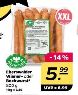 Netto Eberswalder Wiener- oder Bockwurst oferta