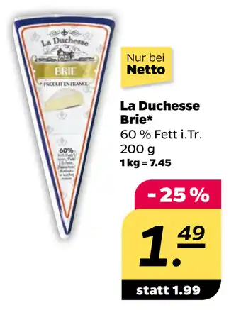 Netto La Duchesse Brie oferta