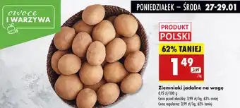 Biedronka Ziemniaki jadalne na wagę oferta