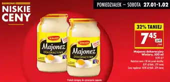 Biedronka Majonez dekoracyjny Winiary, 500 ml oferta