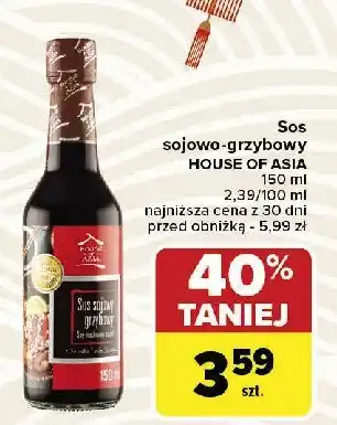 Carrefour Market Sos sojowy grzybowy House of asia oferta