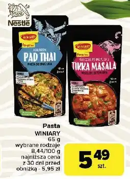 Carrefour Market Kurczak tikka masala Winiary pomysł na oferta