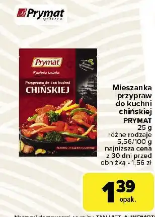 Carrefour Market Przyprawa do dań kuchni chińskiej Prymat oferta