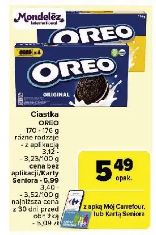 Carrefour Ciastka golden Oreo oferta