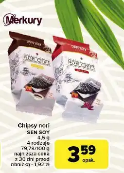 Carrefour Market Chipsy nori kimchi Sen soy oferta