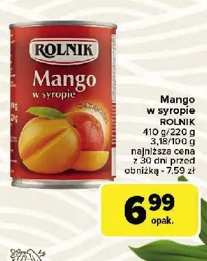 Carrefour Market Mango w syropie Rolnik oferta