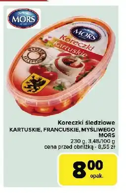 Carrefour Market Koreczki myśliwego Mors ryby oferta