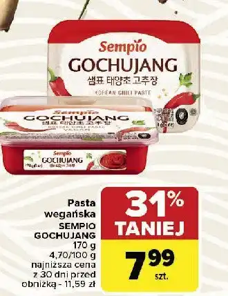 Carrefour Pasta gochujang z chilli Sempio oferta