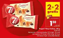 Biedronka Croissant z nadzieniem o smaku kakaowym 7 days oferta