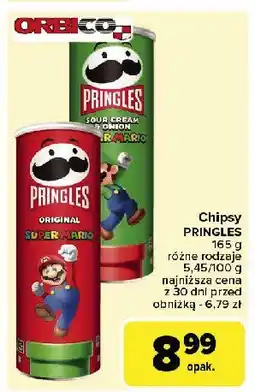 Carrefour Market Chipsy original Pringles oferta