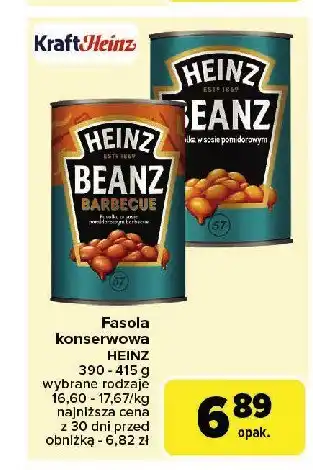 Carrefour Market Fasolka w sosie pomidorowym Heinz oferta