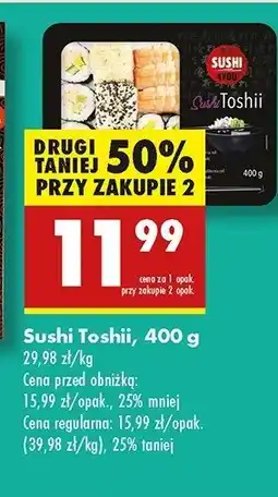 Biedronka Sushi toshii Sushi 4you oferta