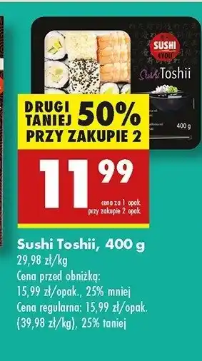 Biedronka Sushi toshii Sushi 4you oferta