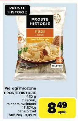 Carrefour Market Pierogi z wiśniami Iglotex proste historie oferta