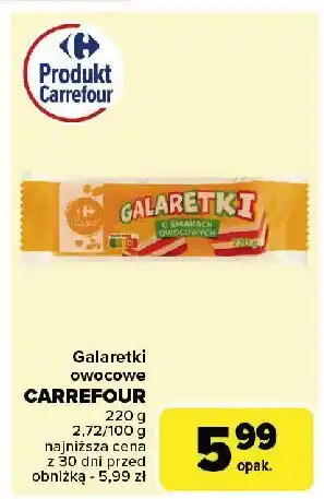 Carrefour Market Galaretki owocowe Carrefour classic oferta