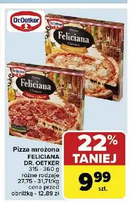 Carrefour Market Pizza quattro formaggi Dr. oetker feliciana oferta