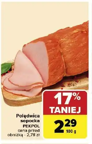 Carrefour Market Polędwica sopocka Pekpol oferta