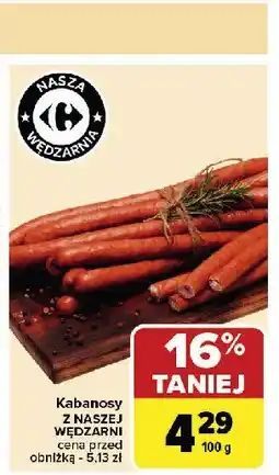 Carrefour Market Kabanosy Nasza wędzarnia carrefour oferta